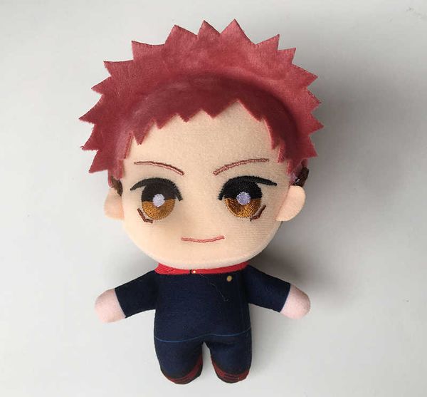 

10cm-15cm jujutsu kaisen yuji itadori anime plush toy stuffed keychain