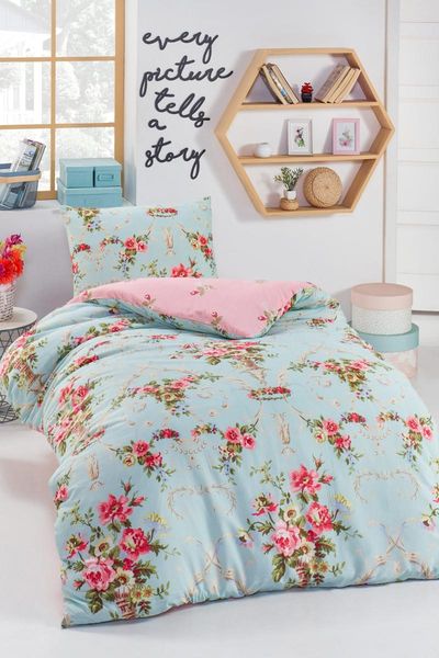 

bedding sets junior duvet cover set single alanur mint ep-022035
