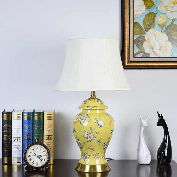 

table lamps modern chinese style living room simple bedside lamp bedroom decorative ceramic study