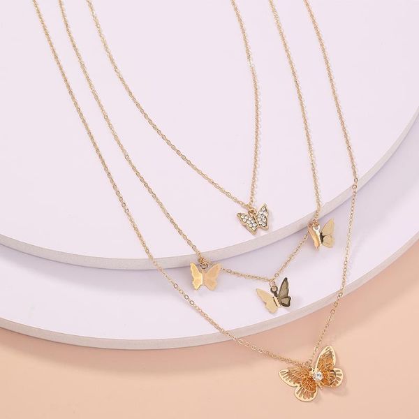 

pendant necklaces multilayer necklace fashion, Silver