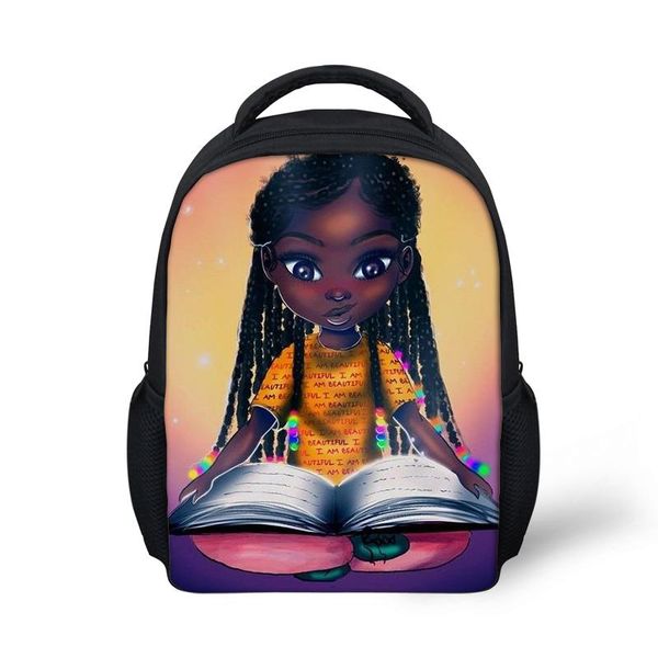 

backpack black girls design school for kids african queen preschool book bag children bookbags students daybag mochila