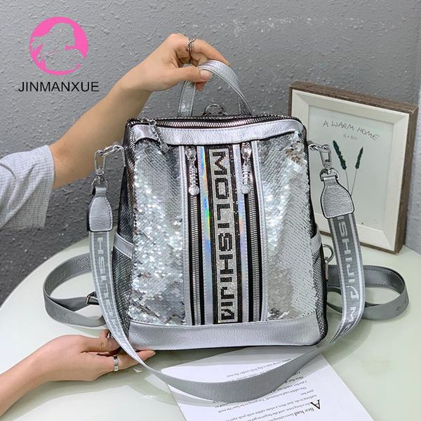 

backpack casual kapsack women trendy fashion belt diamond sequined shoulder bag niche handbag large capacity lightweight travel backpacks