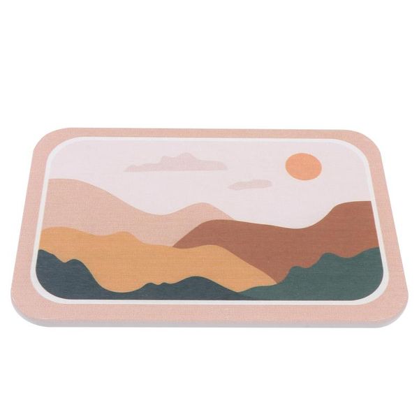 

bath mats 1pc home simple heat resistant cushion multipurpose diatom earth pad (assorted color)