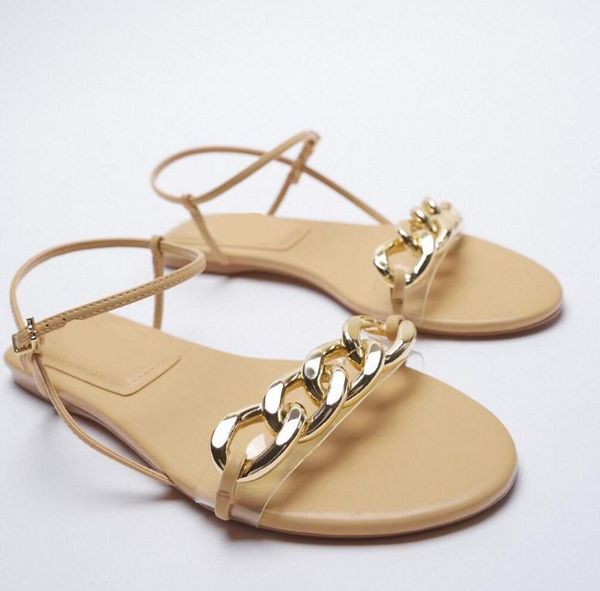 

sandals comfort shoes for women buckle strap female sandal open toe large size girls peep round beige flat 2021 big solid basic casual p, Black