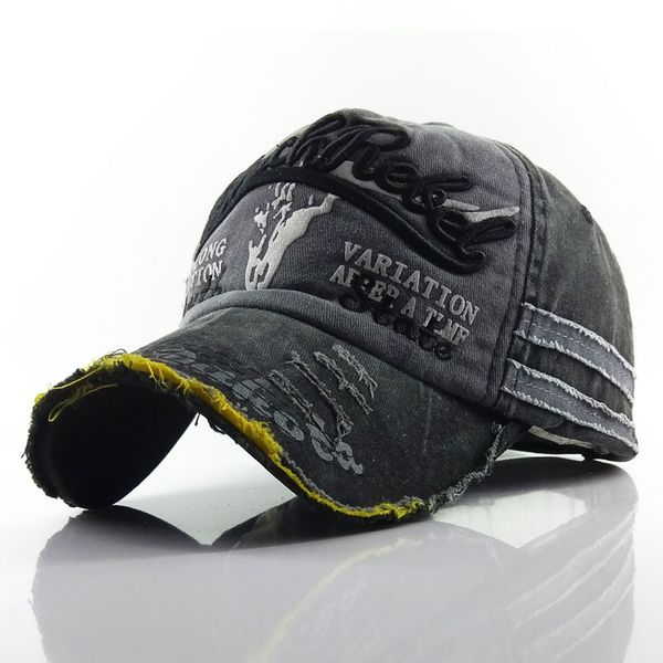 

duck tongue cap used letter embroider baseball caps washed sun visor men's and women's sun hat, Blue;gray