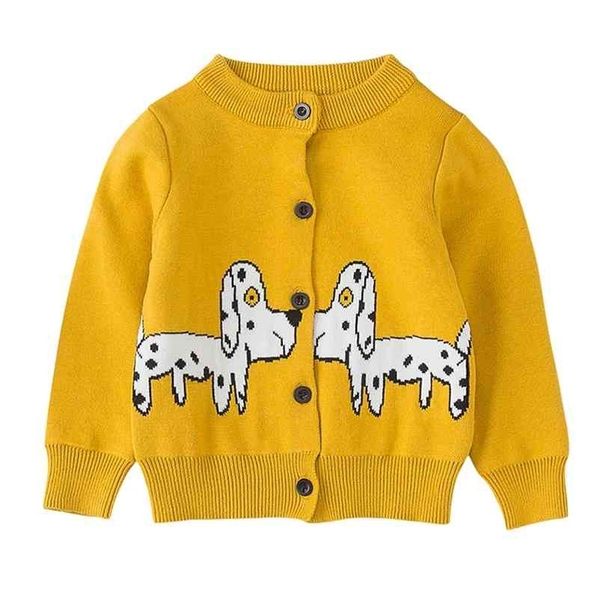 

spring autumn baby boy girl puppy coat clothes knit cardigan kids jackets 210521, Blue