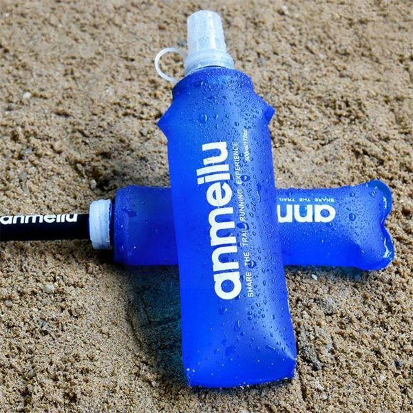 

hydration packs soft water running bottle outdoor sports travel with vest collapsible straw portable tpu waist v6p5
