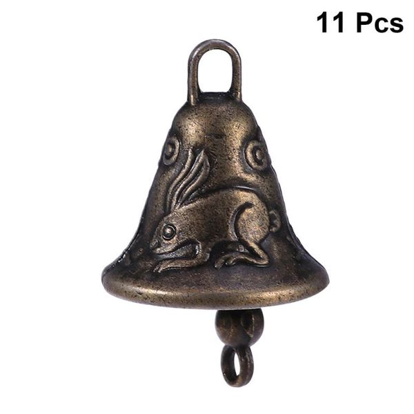 

christmas decorations 11pcs metal antique bell feng shui wind chime fortune jingle