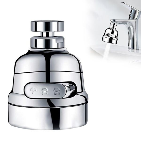 

kitchen faucets 360 rotatable adjustable 3 mode stainless steel faucet filter sprayer water tap shower saving