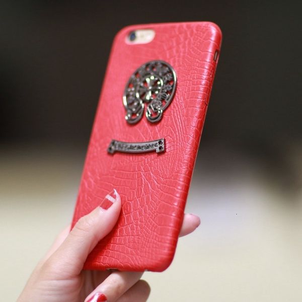 

souvenirs hand catenary suitable for apple 7plus trendy mobile phone case crocodile pattern iphone 6s leather soft xs max personalized creat