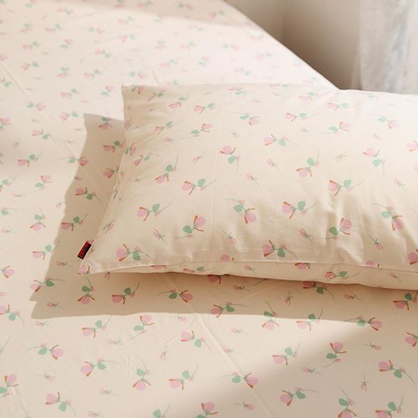 

pillow case floral cotton pillowcase korean single cover can customized home decoration double bedding 48x74 pillowcover