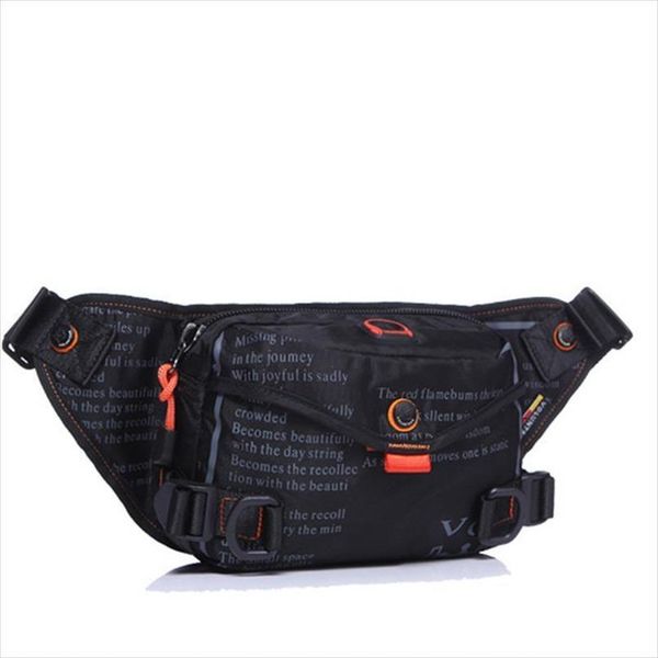 

waterproof oxford men fanny pack waist bag bum hip belt purse pouch shoulder messenger male military chest bags