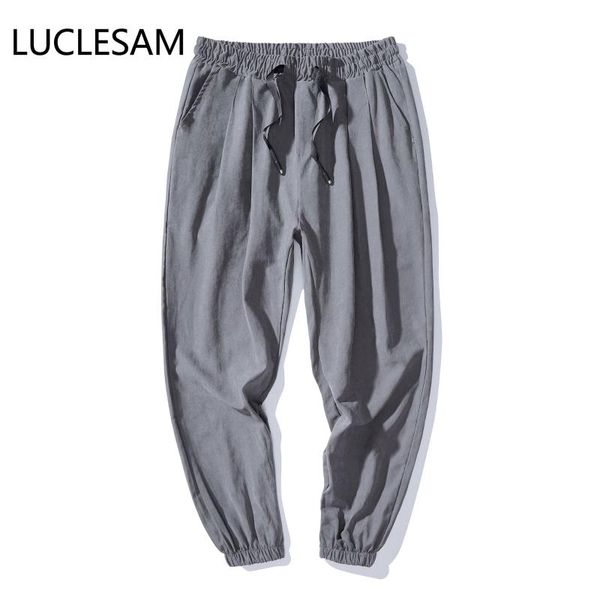 

casual harem pants men solid loose mens jogger pant fashion streetwear trousers male classic harajuku sweatpants ropa de hombre men's, Black