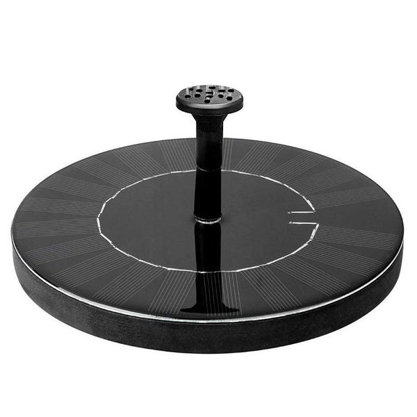 

solar fountain pump with 6 nozzle standing floating powered water for garden patio pond decorations