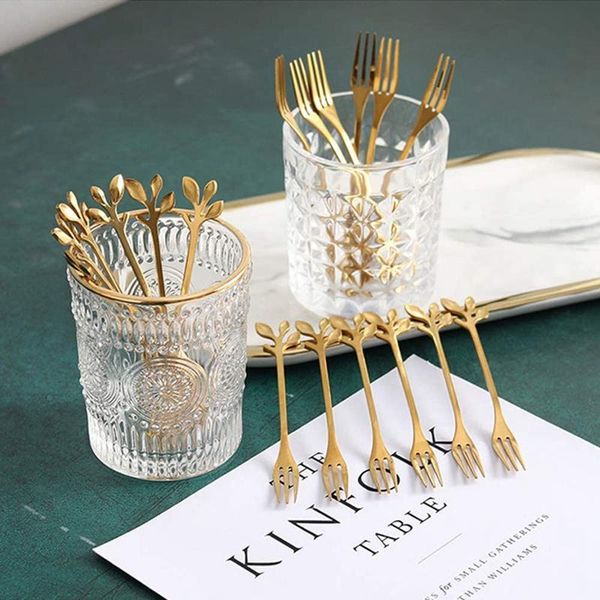 

gold stainless steel cake fruit set tasting dessert kitchen party dinnerware sets