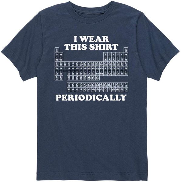 

men's t-shirts i wear this shirt periodically funny nerd - youth short sleeve graphic t-shirt, White;black