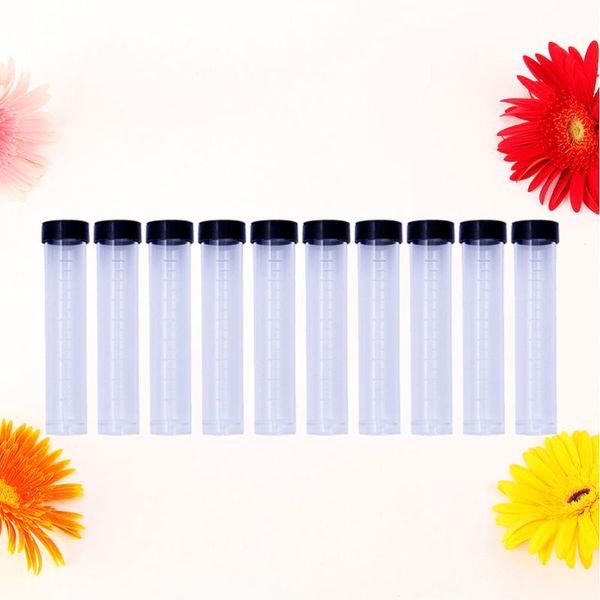 

other arts and crafts 10pcs transparent sealed tube needle holder organizer storage bottle (11cm, 38#)