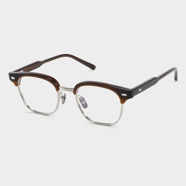 

fashion sunglasses frames eyeglasses frame women computer optical glasses prescription men retro spectacles original package, Black