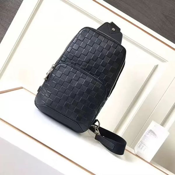 

hh luxurys designer avenue shoulder bags men zipper crossbody bag fashion leather sporty travel outdoor packs 5 colors choose 41937