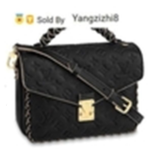 

yangzizhi8 embossing pochette metis m43942 black real caviar lambskin le boy chain flap bag handbags shoulder messenger bags totes, Black;red