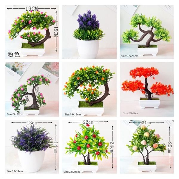 

decorative flowers & wreaths artificial + vase fake plants bonsai small tree potted ornament deco home decoration wedding garden fall decor