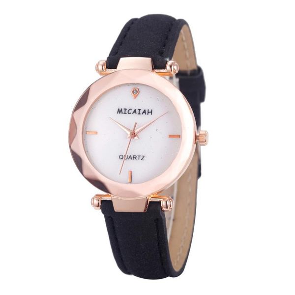 

wristwatches fashion and casusal women quartz watches leather round dial analog ladies unique jam tangan wanita saatler clock b40, Slivery;brown
