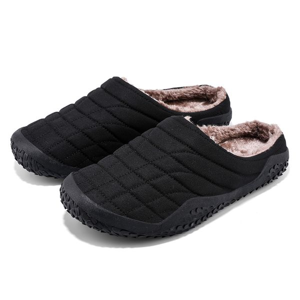 

women's autumn and winter cotton slippers home indoor men's thickened lovers anti slip comfortable soft bottom warm floor, Black