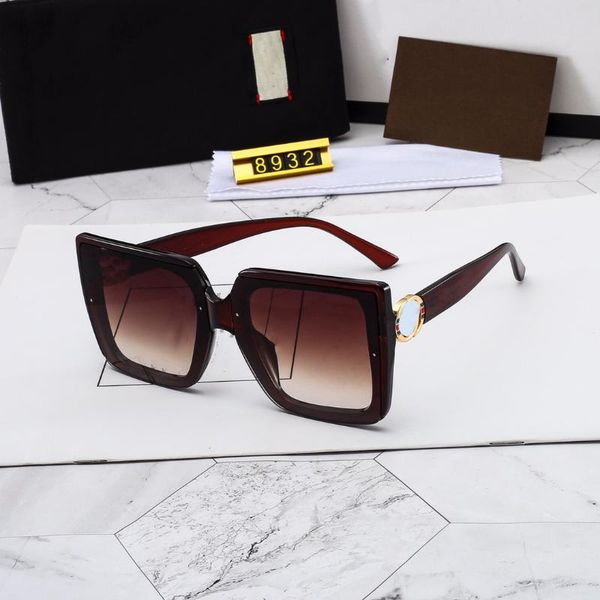 

sunglasses 2021 polarized ladies titanium alloy fashion aviation 8932[gift box], White;black