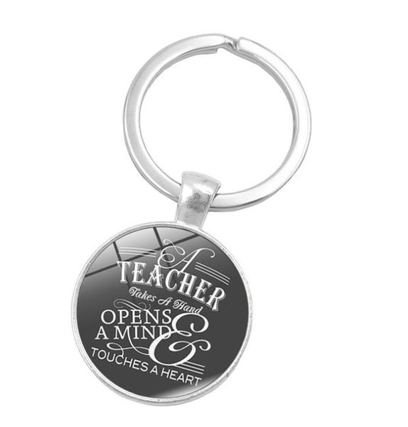 Geschenk für den Tag des Lehrers, Schlüsselanhänger, das beste Lehrergeschenk, geschnittener Auto-Schlüsselanhänger, Ringhalter für Männer und Frauen, Schmuck 1Ytz0