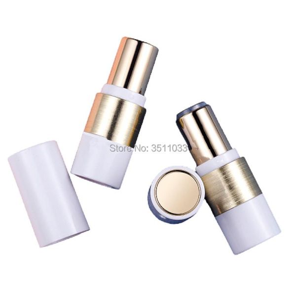 

storage bottles & jars elegant white gold empty lipstick tube 12.1mm cosmetic packaging filling bottle round plastic lip rouge containe