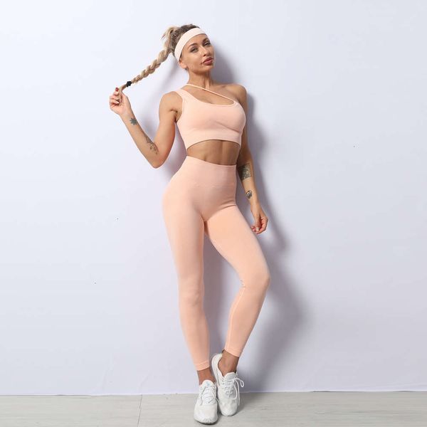 

women's tracksuits tracksuitsautumn and winter ins suit women's yoga pants running sports bra set 311x, Gray