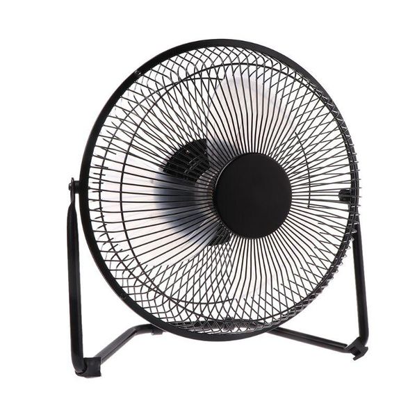 

electric fans lileng 6\" 8\" 10\" large black all metal rotating usb powered 18650 battery deskfan 100% brand