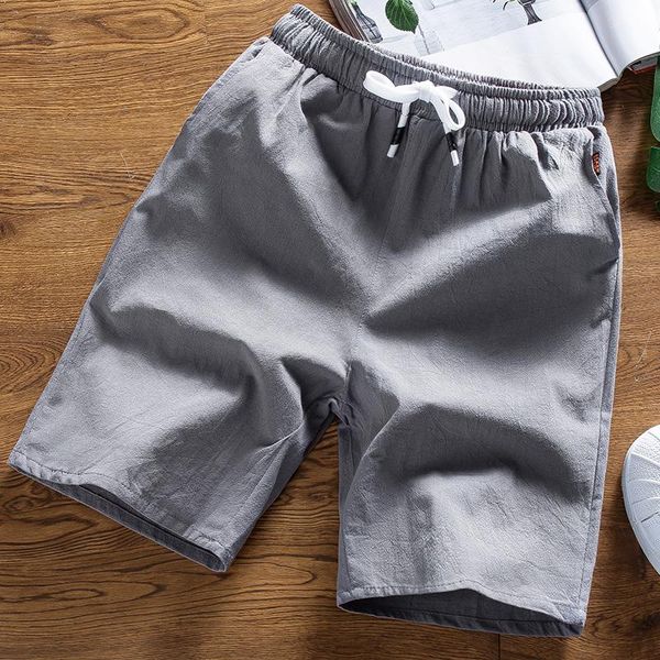 

100% cotton summer shorts men casual trunks beach man breathable gym short trousers 3xl 4xl 5xl men's, White;black