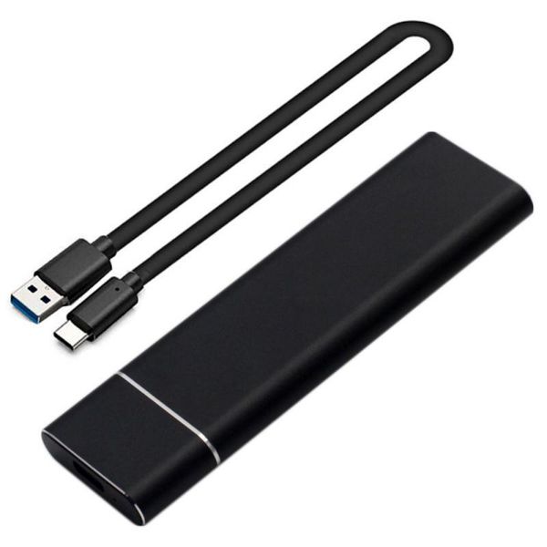 

computer cables & connectors m.2 ssd case usb 3.1 to ngff enclosure solid state drive external adapter uasp superspeed for 2242 2260 2280 m2