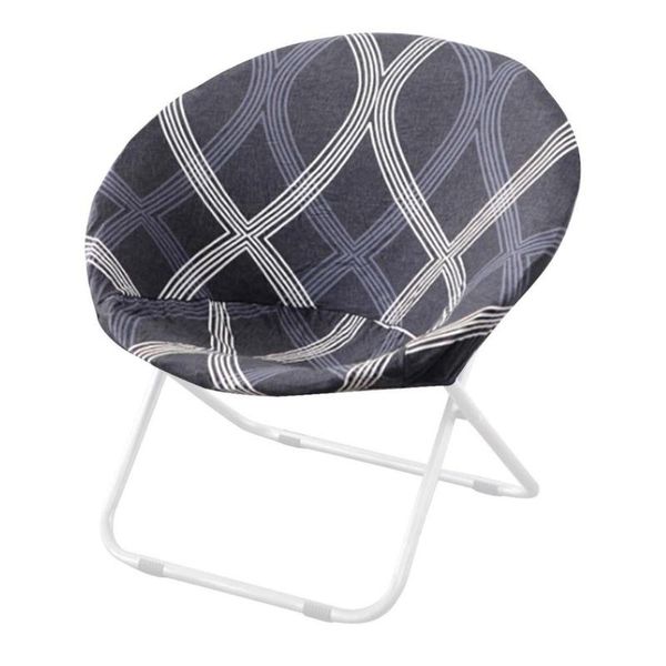 

chair covers round moon saucer slipcovers stretch jacquard circle chairs protector washable spandex fabric c