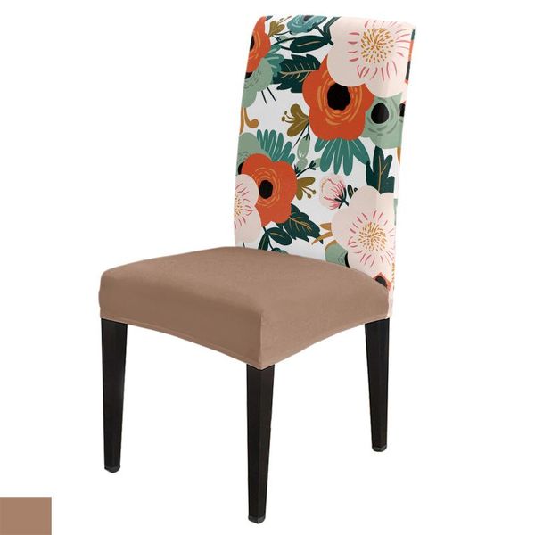

chair covers flowers colorful bloom dining home decor living room seat for chairs