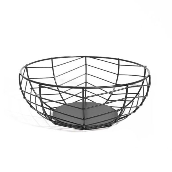 

dishes & plates nordic metal hollow geometric fruit plate tableware living room home desksundries finishing storage rational