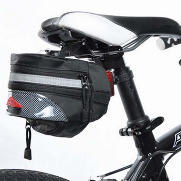

cycling bags bicycle seat rear bag rainproof grade mtb bike saddle quick release seatpost tail tools bc0021
