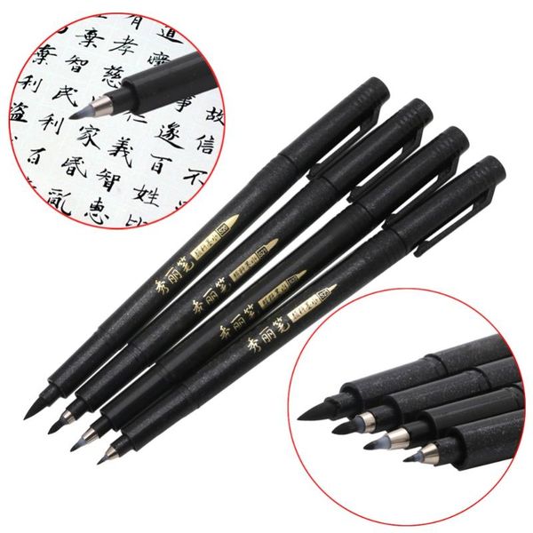 

1/4pcs chinese japanese calligraphy brush pen writing painting gel pens