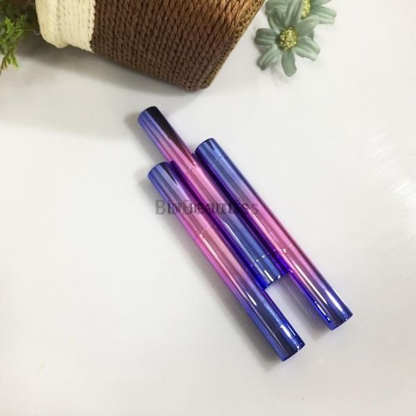 

storage bottles & jars 100pcs 9mm oblique lipstick tube gradient thin empty diy lip containers makeup refillable