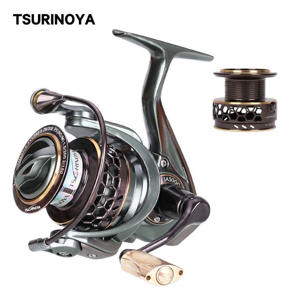 

spinning fishing reel jaguar 3000 9+1bb double spools anit-corrosion high speed wheel extra spare baitcasting reels
