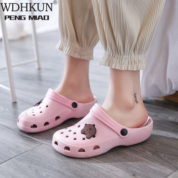 

sandals classic slip on garden clog shoes women quick drying summer beach slipper breathable outdoor platform, Black