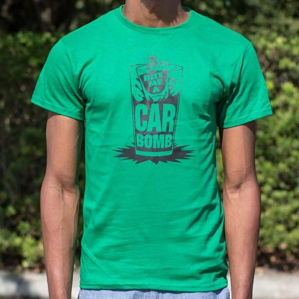 

buy me a car bomb t-shirt | mens short sleeve graphic t-shirt, White;black
