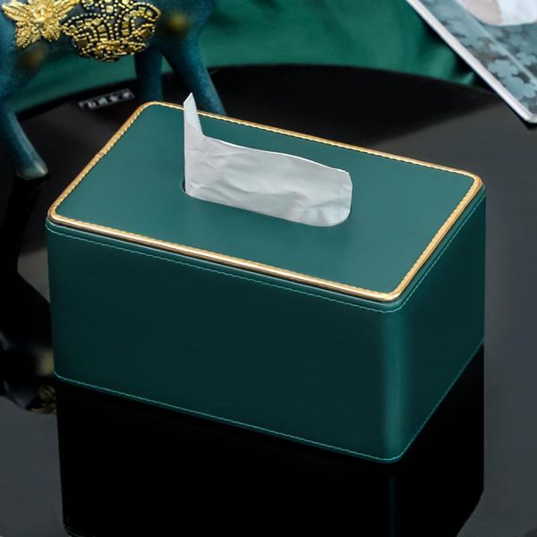 

tissue boxes & napkins modern nordic box pumping luxury storage green holder leather boite mouchoir living room organization ei50tb