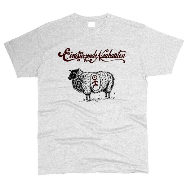 

einsturzende neubauten men t-shirt, White;black