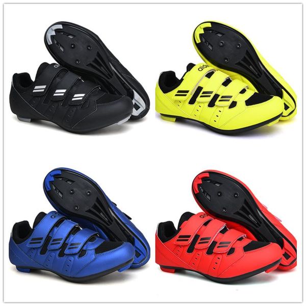

cycling footwear men shoes self-locking mtb breathable bike racing road bicycle non-slip mountain large, Black