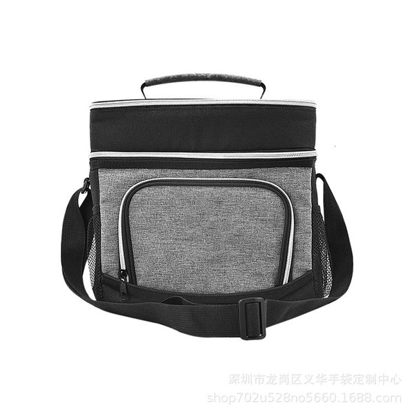 

portable fresh-keeping and cold keeping double-layer large capacity ice outdoor picnic new shoulder bag