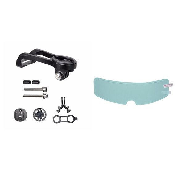 

car & truck racks bike computer camera mount holder for igpsport garmin bryton (black) motorcycle helmet clear anti fog film