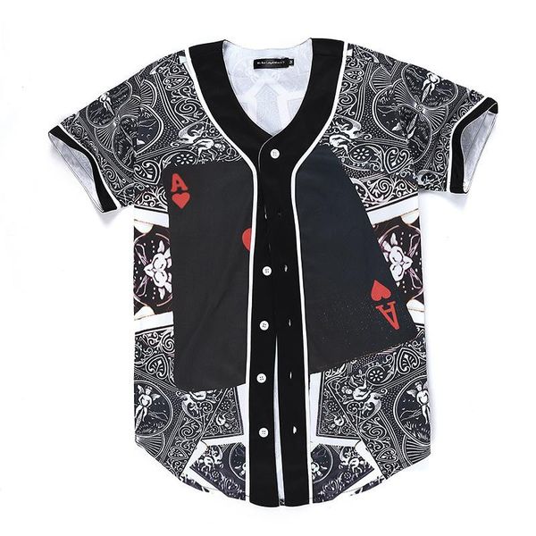 

men's casual shirts summer trend in long and medium sizes cardigan short sleeves baseball jackets, White;black