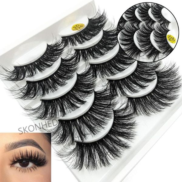 

false eyelashes 5 pairs 3d mink lashes natural soft eyelash extension makeup eye tools